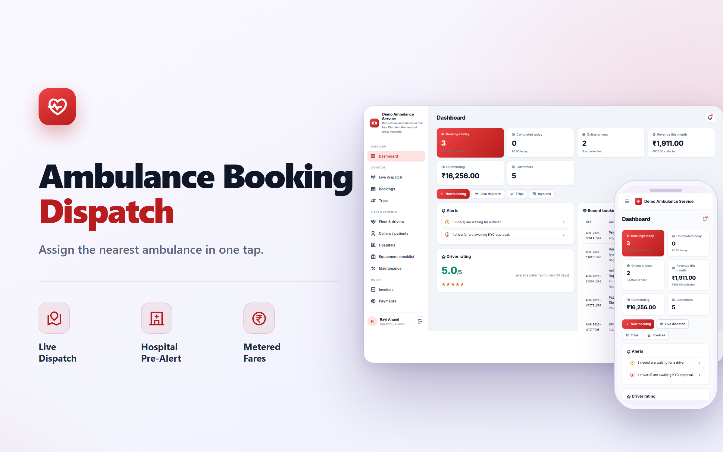 Ambulance Booking & Dispatch