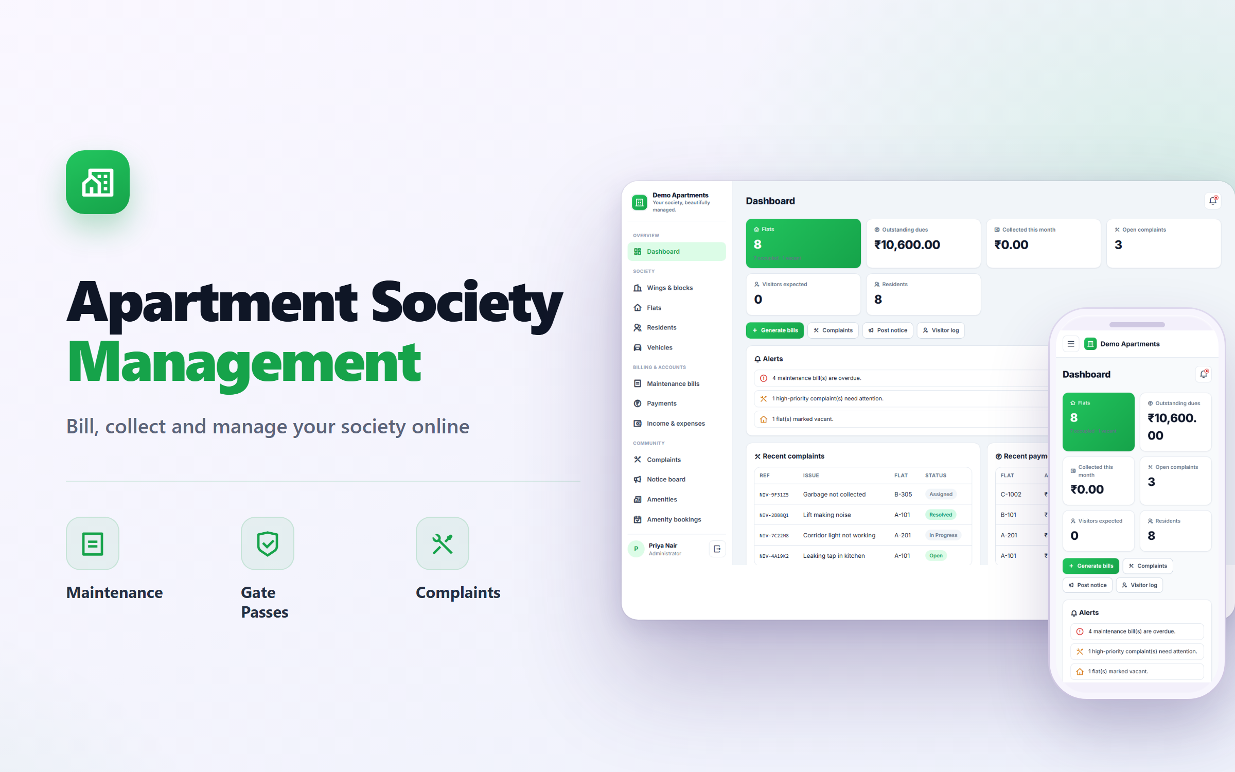Apartment Society Management