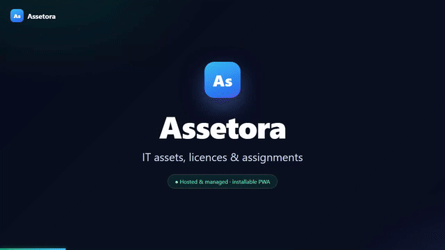Assetora animated preview