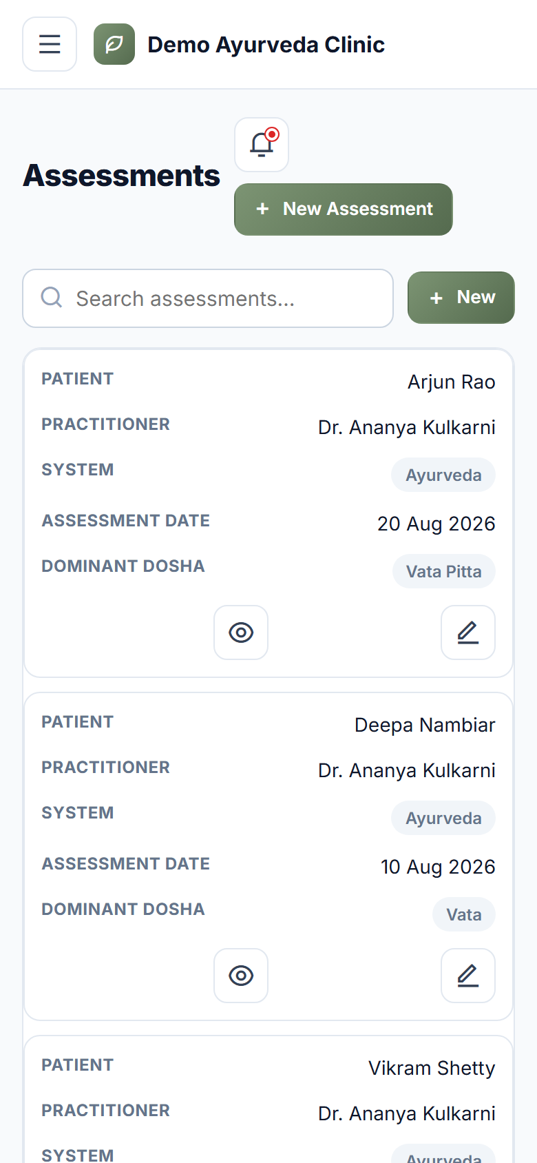 Ayurveda and Homeopathy Practice Management Software screenshot