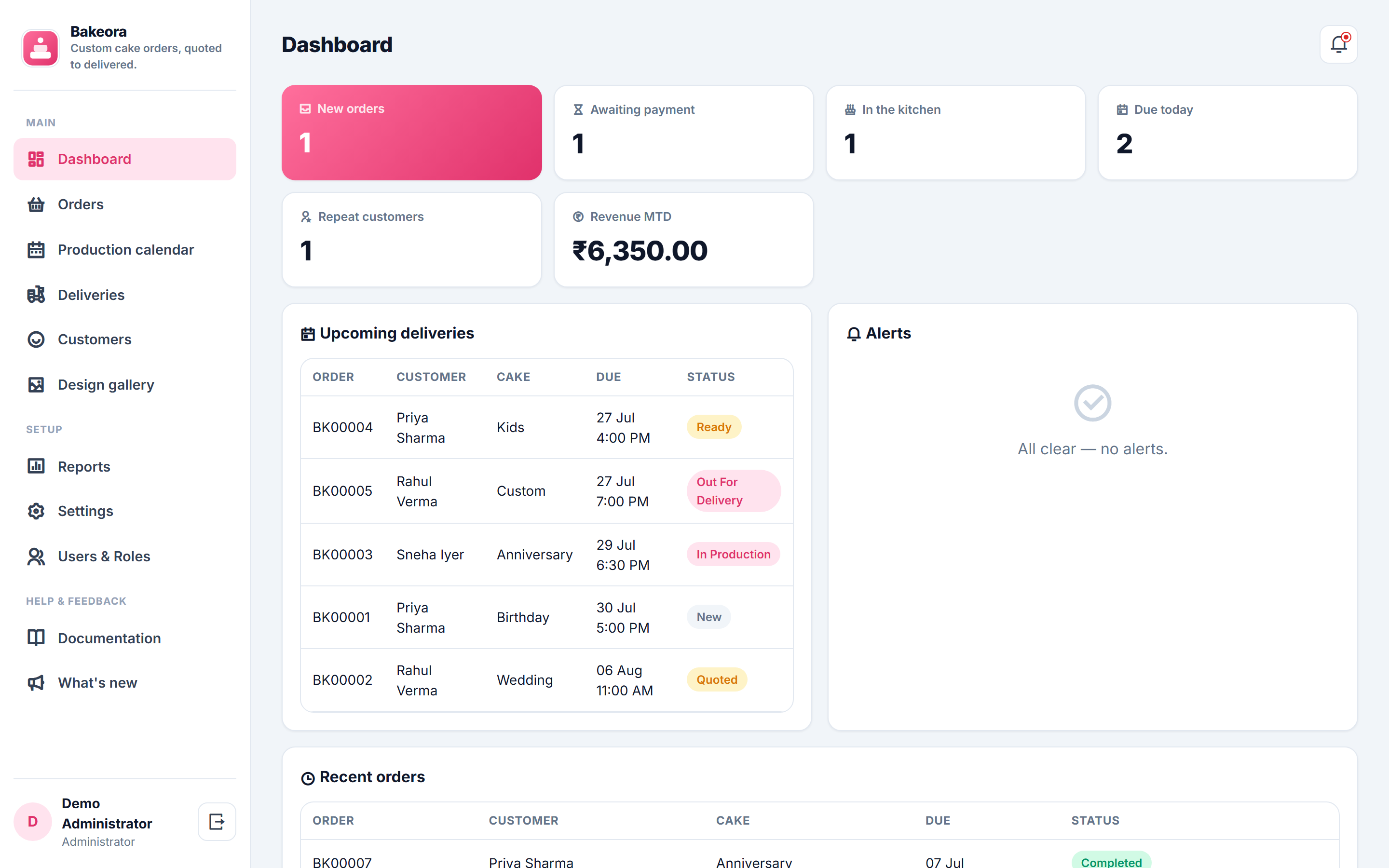 Bakeora screenshot