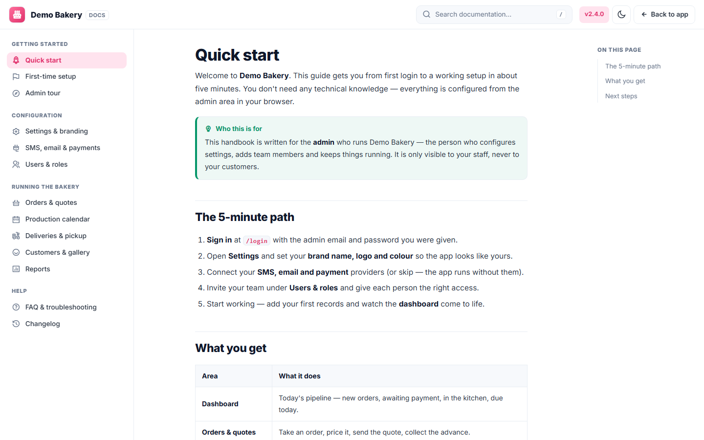 Bakery and Custom Cake Order Management Software screenshot