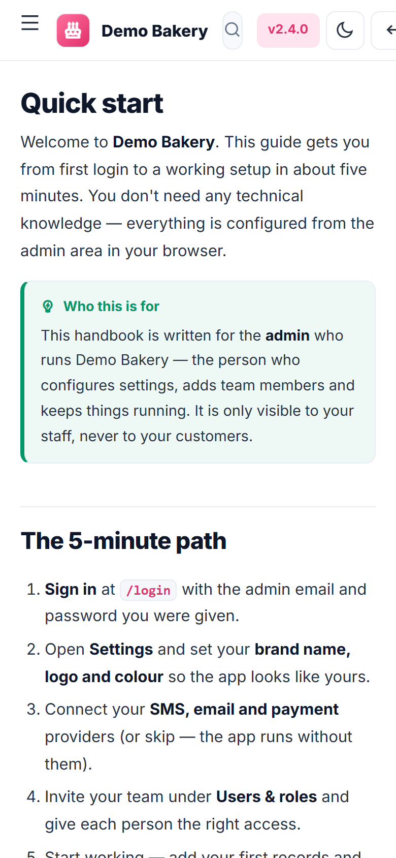 Bakery and Custom Cake Order Management Software screenshot
