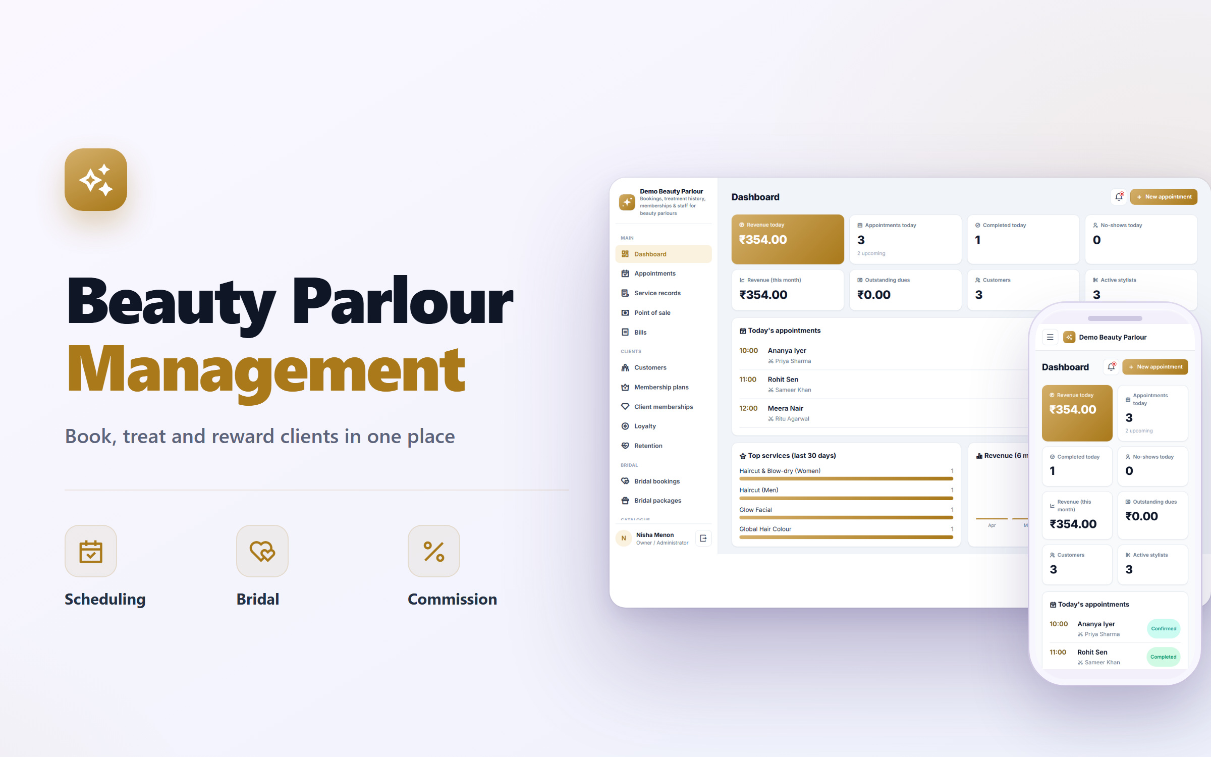 Beauty Parlour Management Software