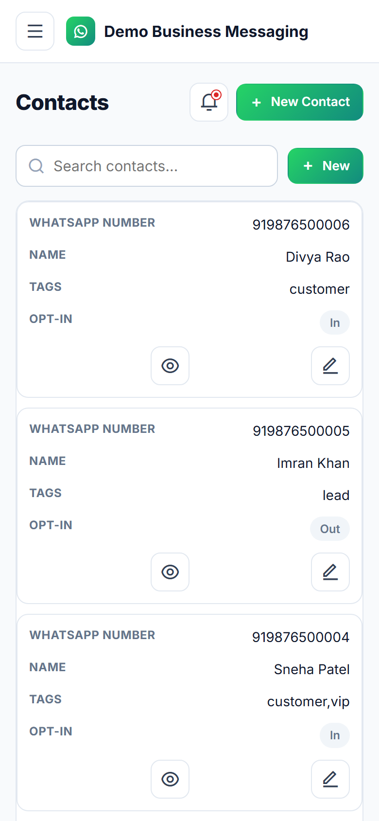 Business Messaging API & Team Inbox Platform screenshot