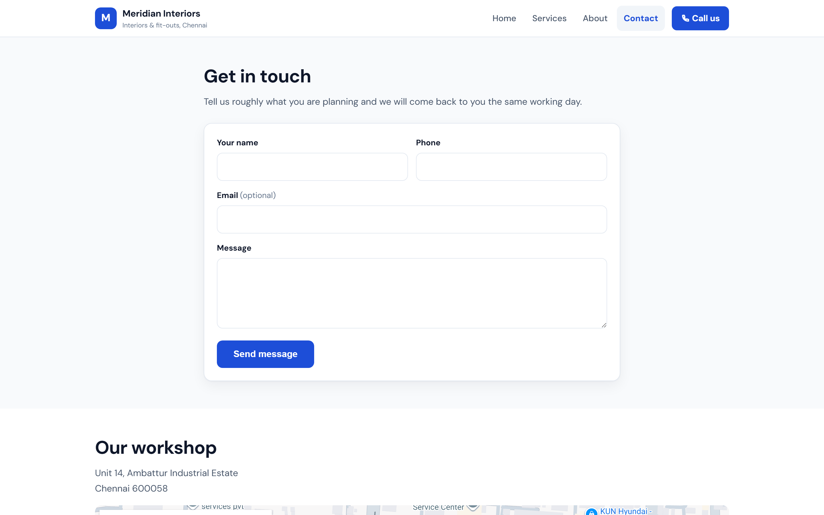 Business Website Builder Software screenshot