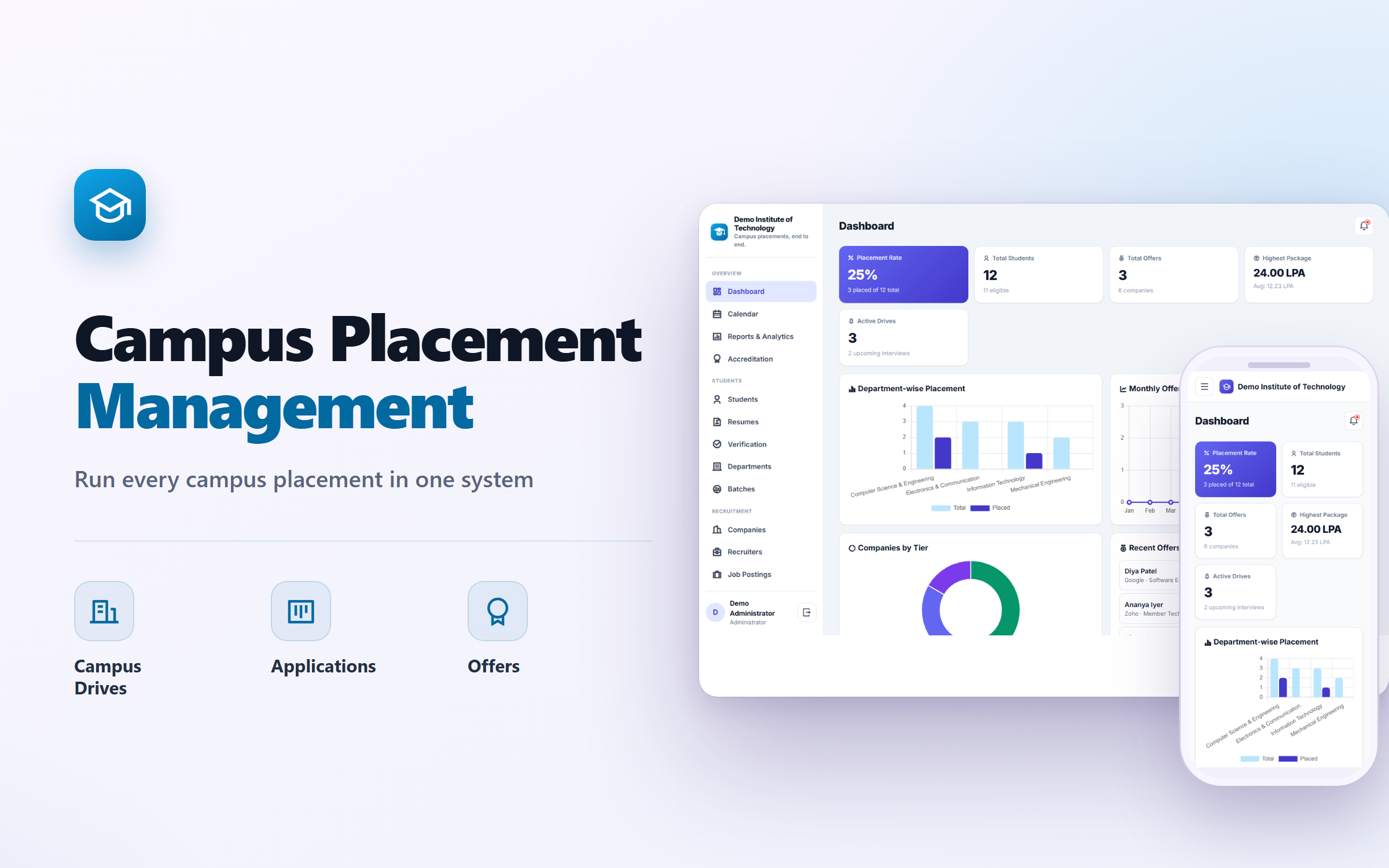 Campus Placement Management Software
