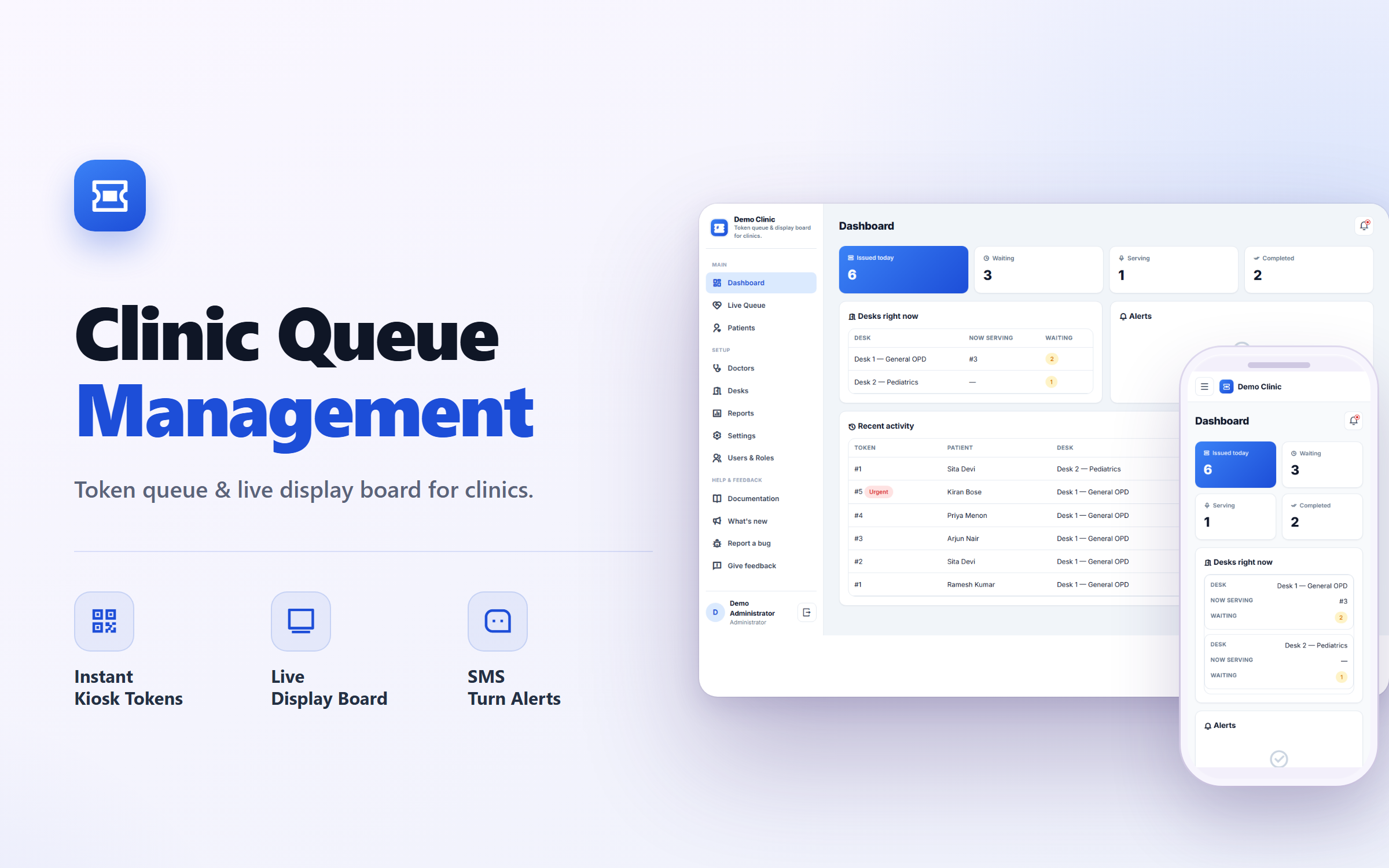 Queue Management System for Clinics