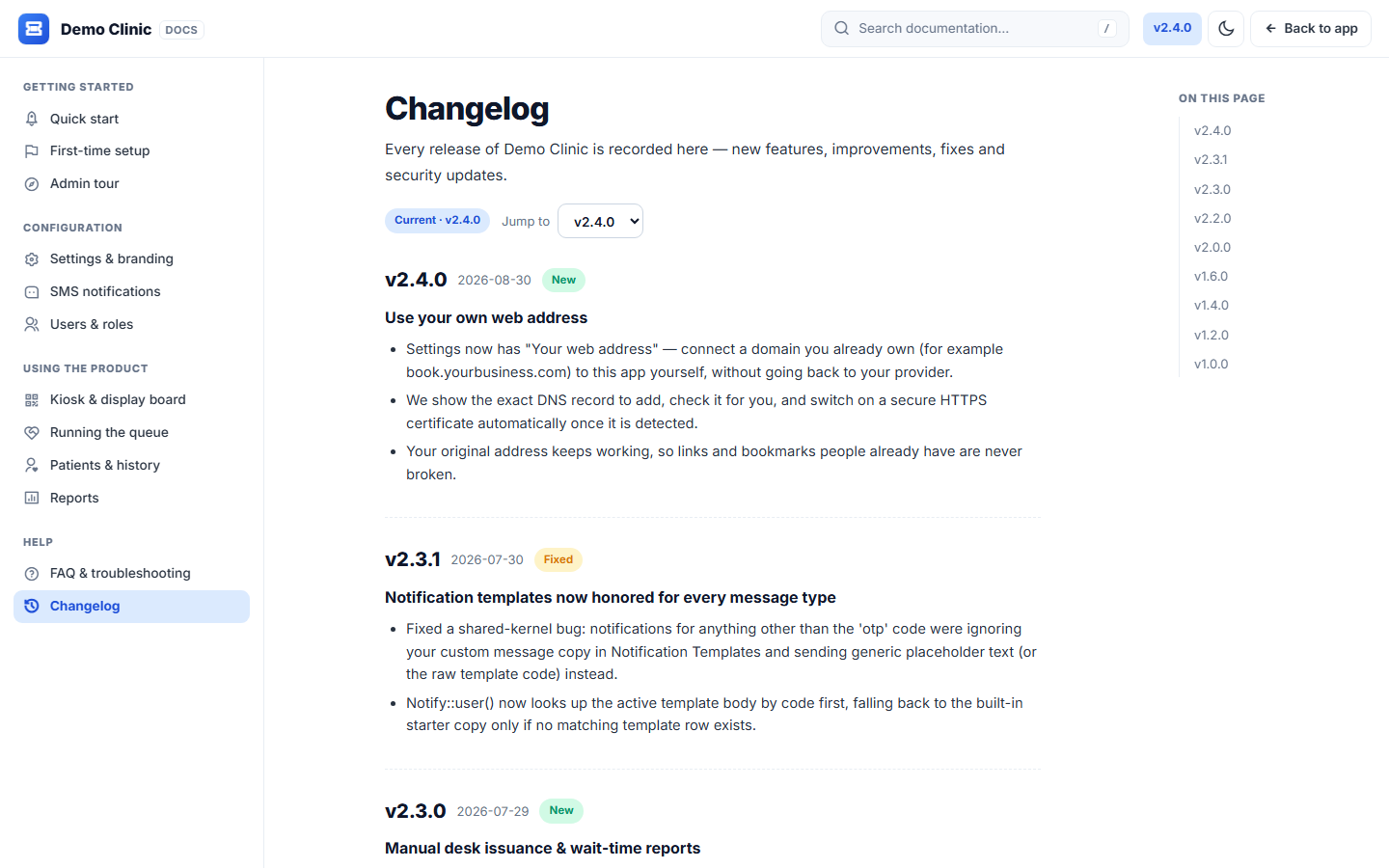 Queue Management System for Clinics screenshot