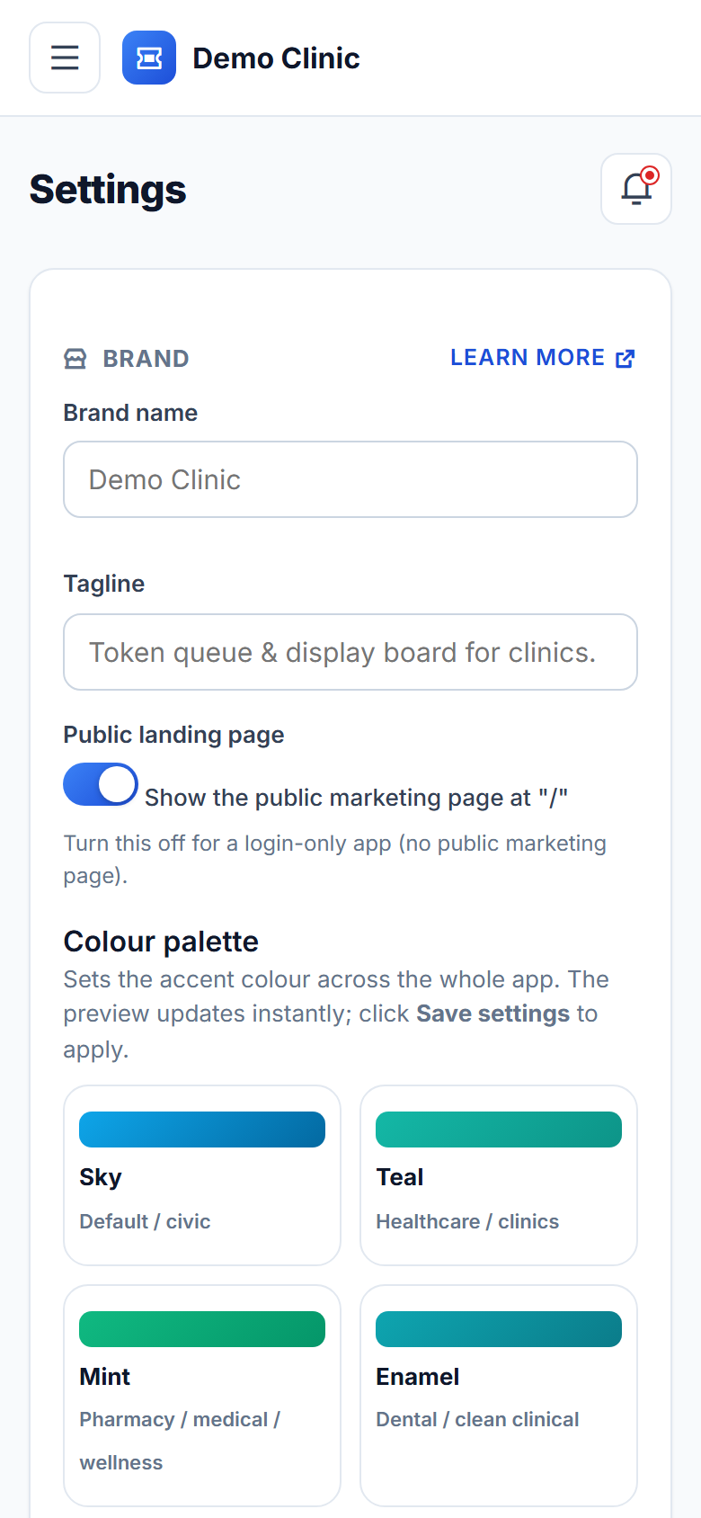 Queue Management System for Clinics screenshot