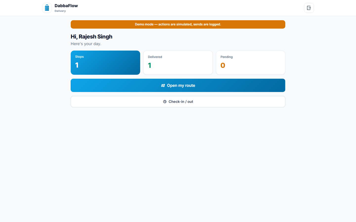 DabbaFlow screenshot