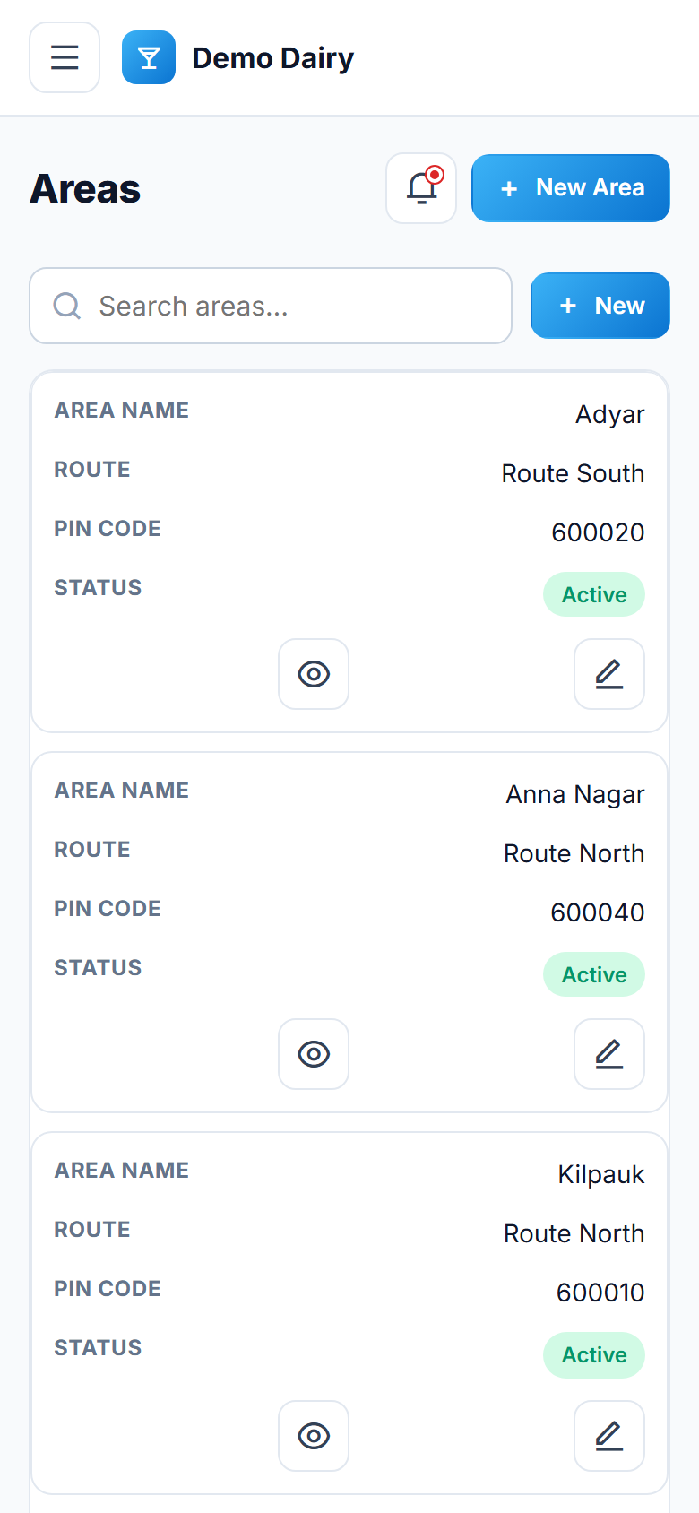 Milk & Dairy Subscription, Delivery and Billing Software screenshot