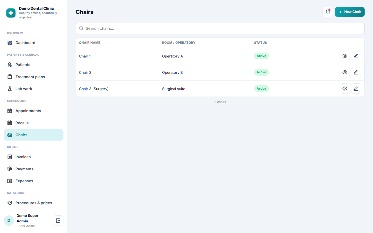Dental Clinic Management Software screenshot