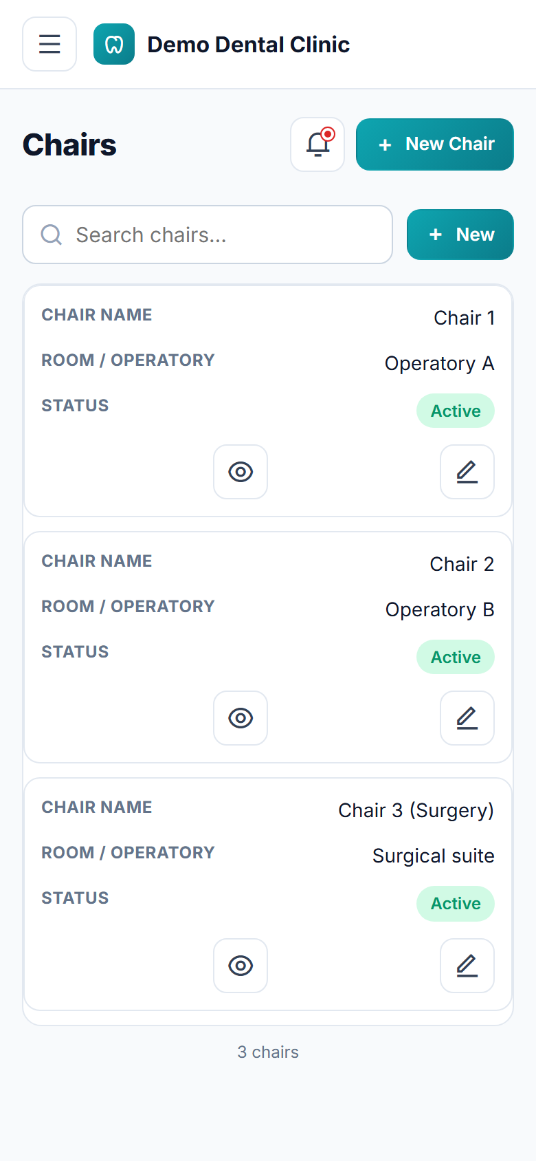 Dental Clinic Management Software screenshot