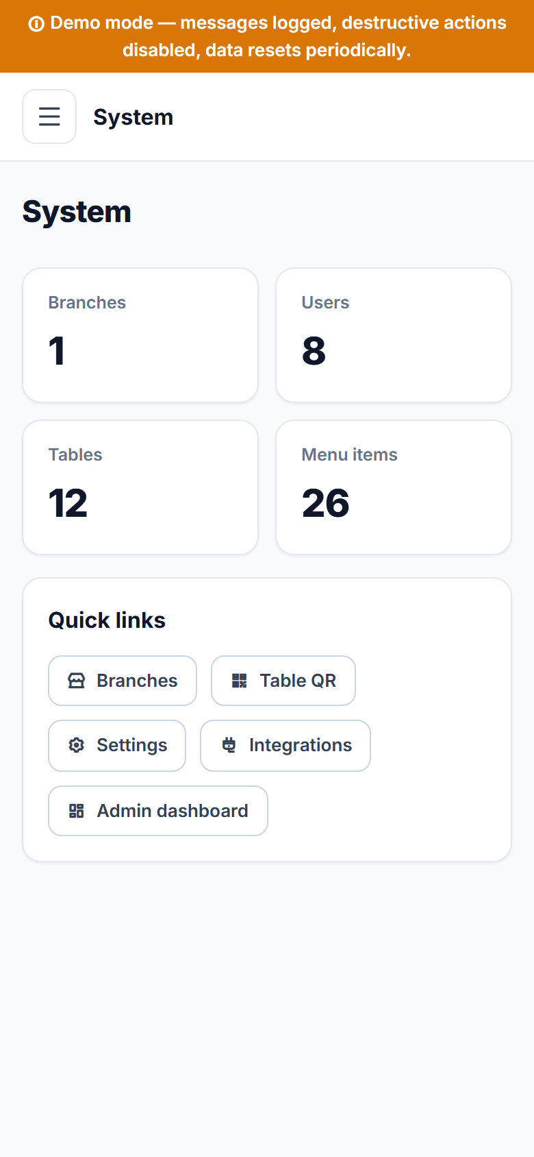DineCue screenshot