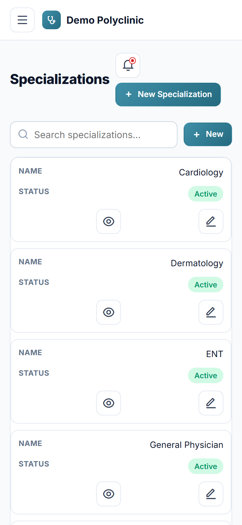 Doctor Appointment Booking Software screenshot