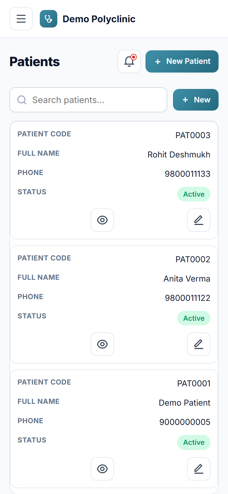 Doctor Appointment Booking Software screenshot