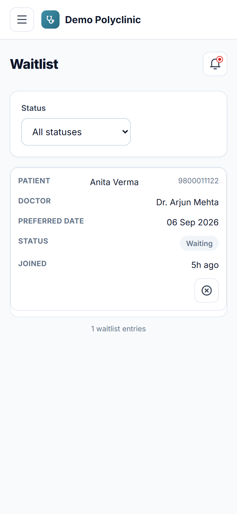 Doctor Appointment Booking Software screenshot