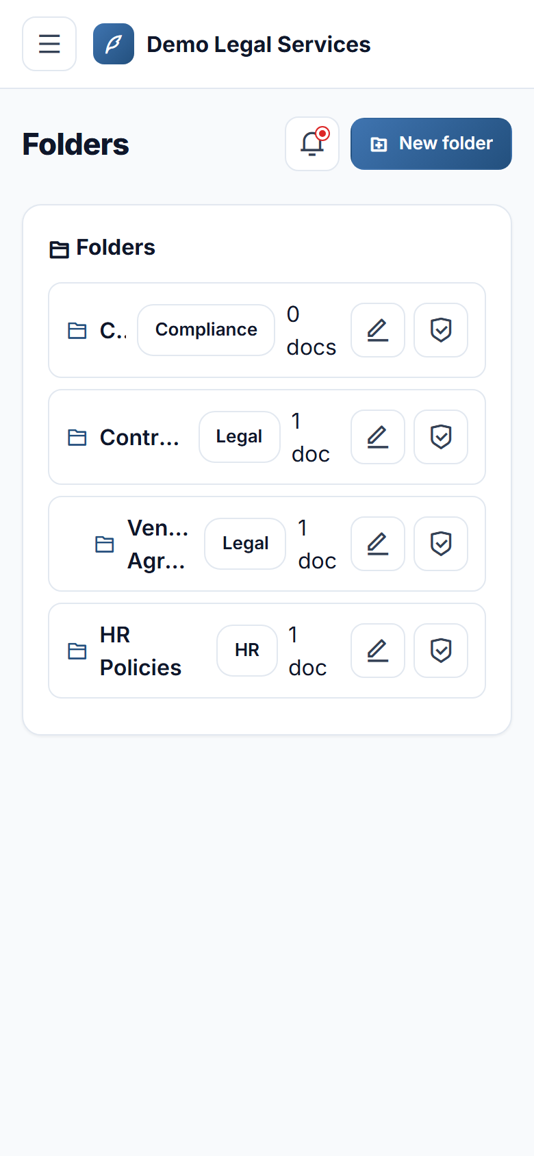 Document Management & E-Signature Software screenshot