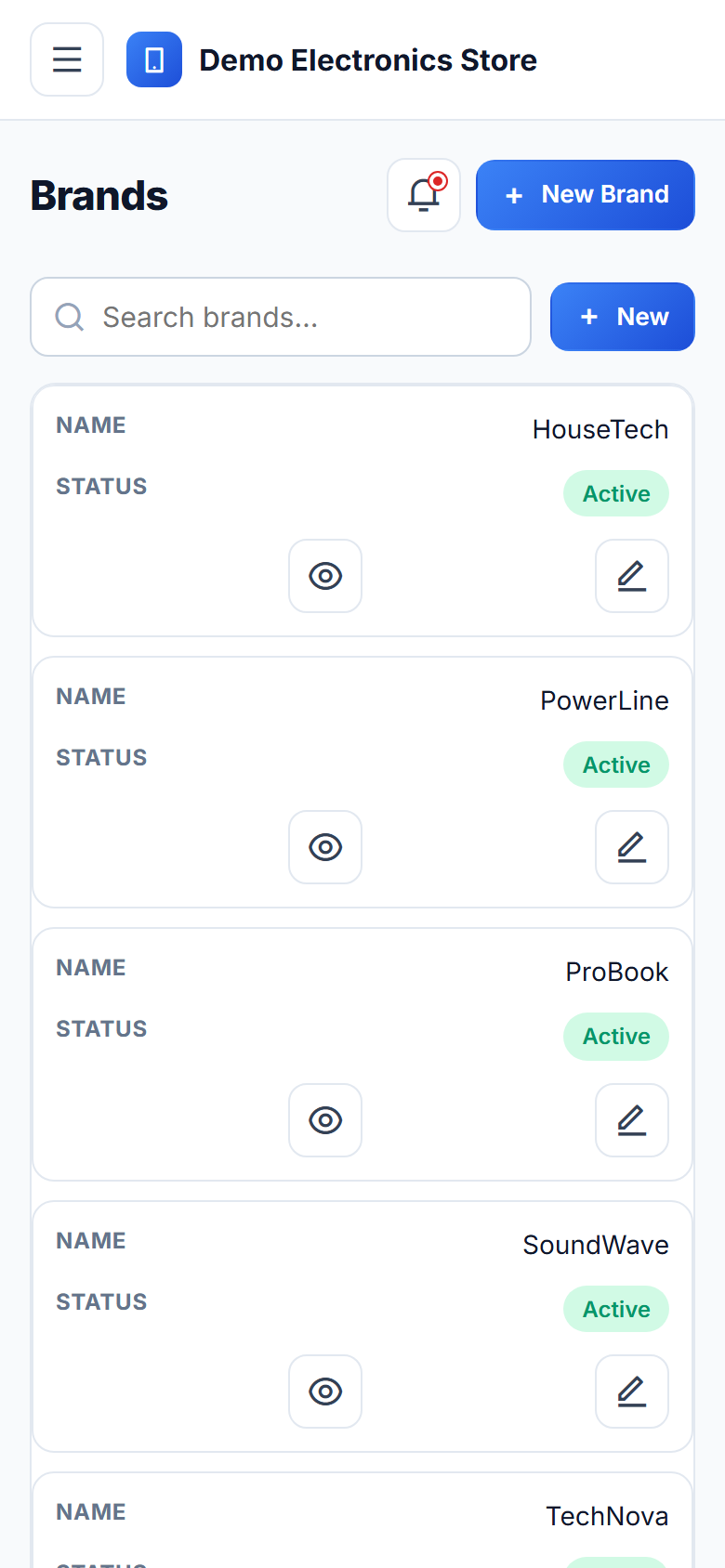Electronics Store Billing, Warranty & Service Management Software screenshot