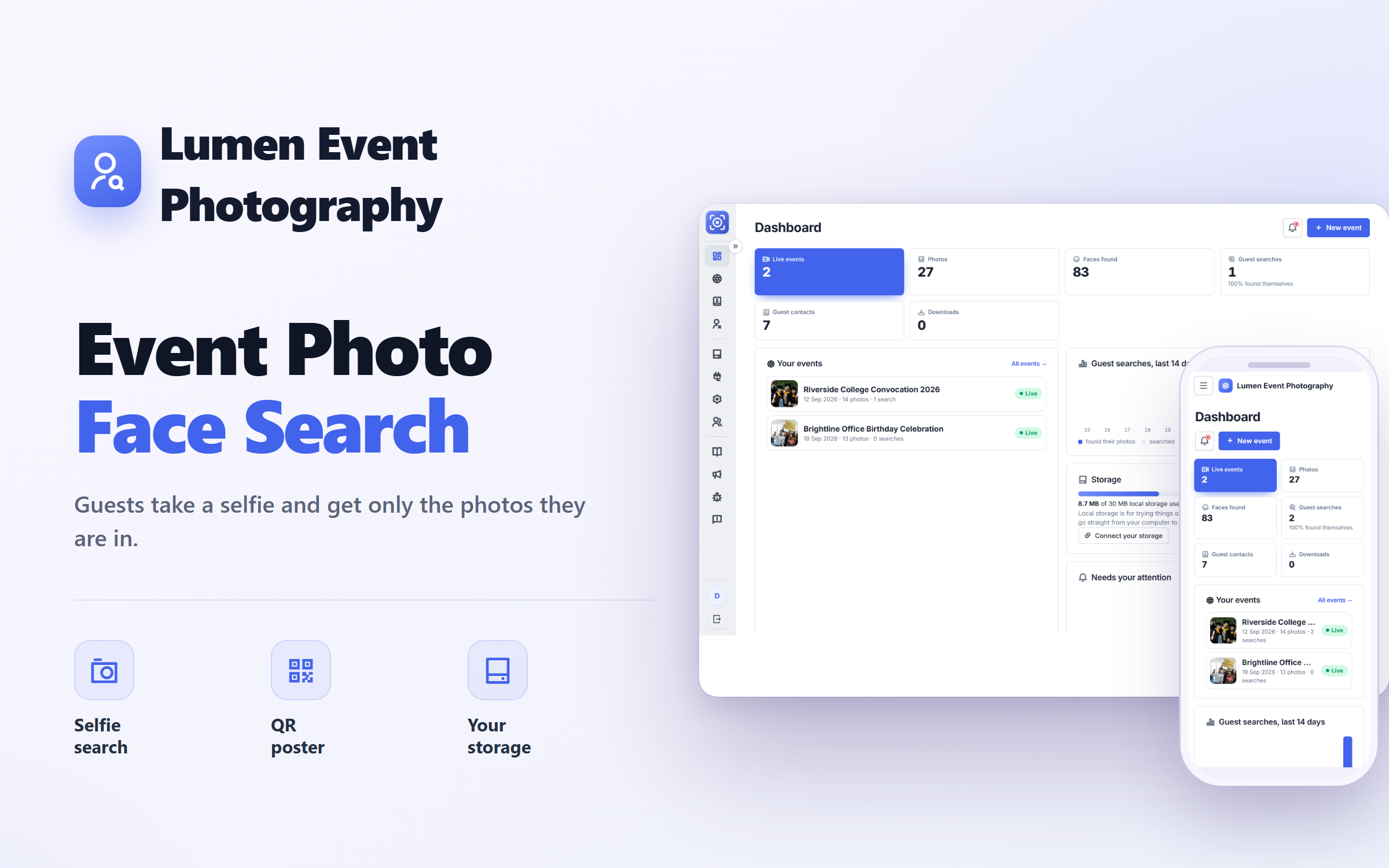 Event Photo Sharing Software with Face Recognition