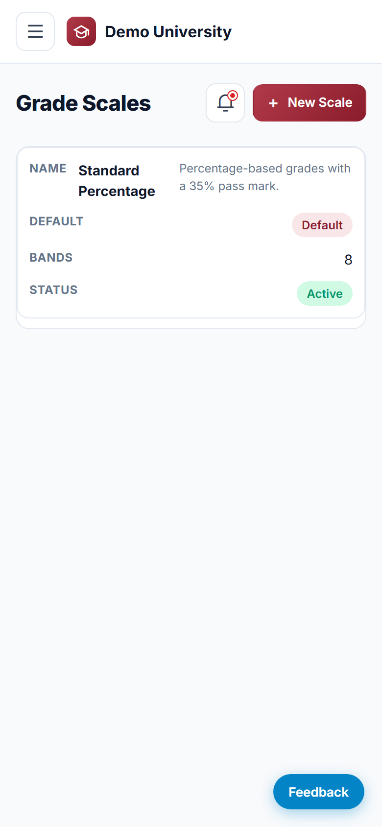 Exam Hall Ticket & Result Management System screenshot