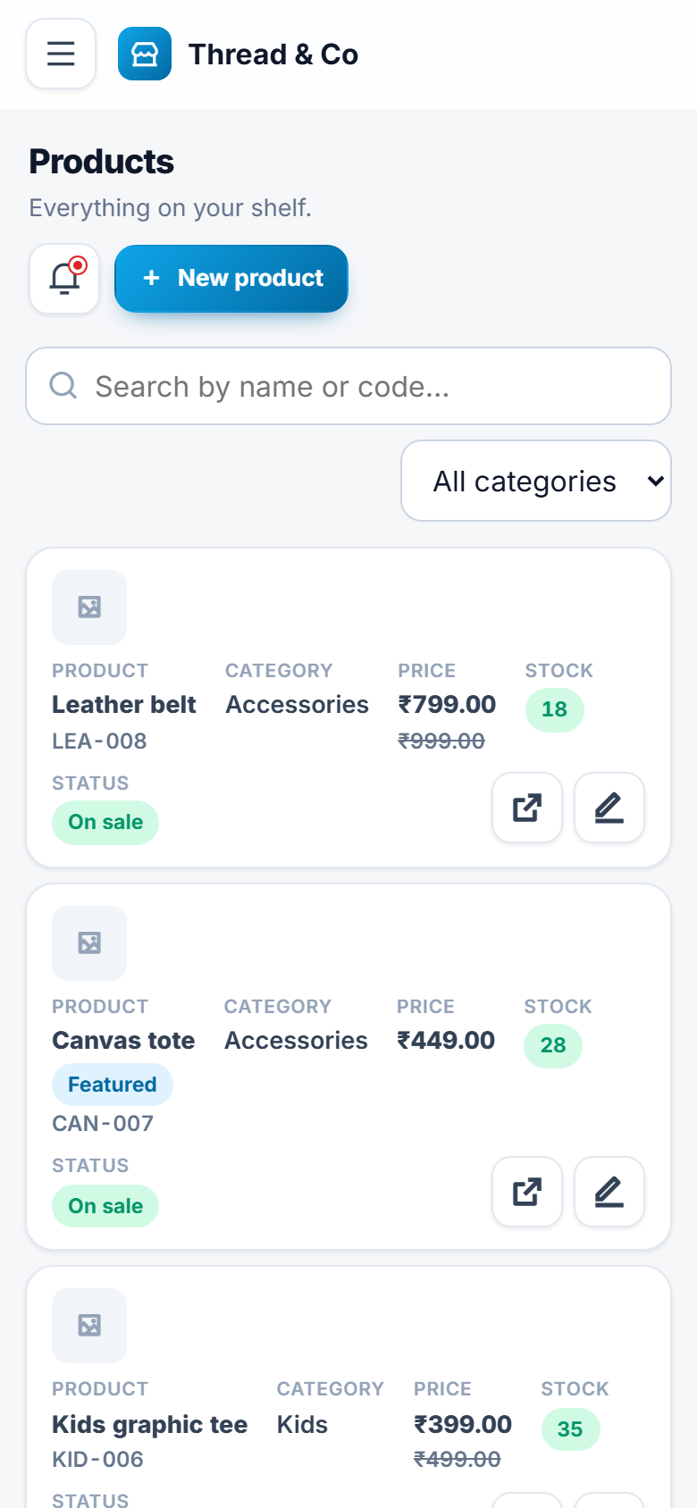Fashion and Clothing Online Store Software screenshot