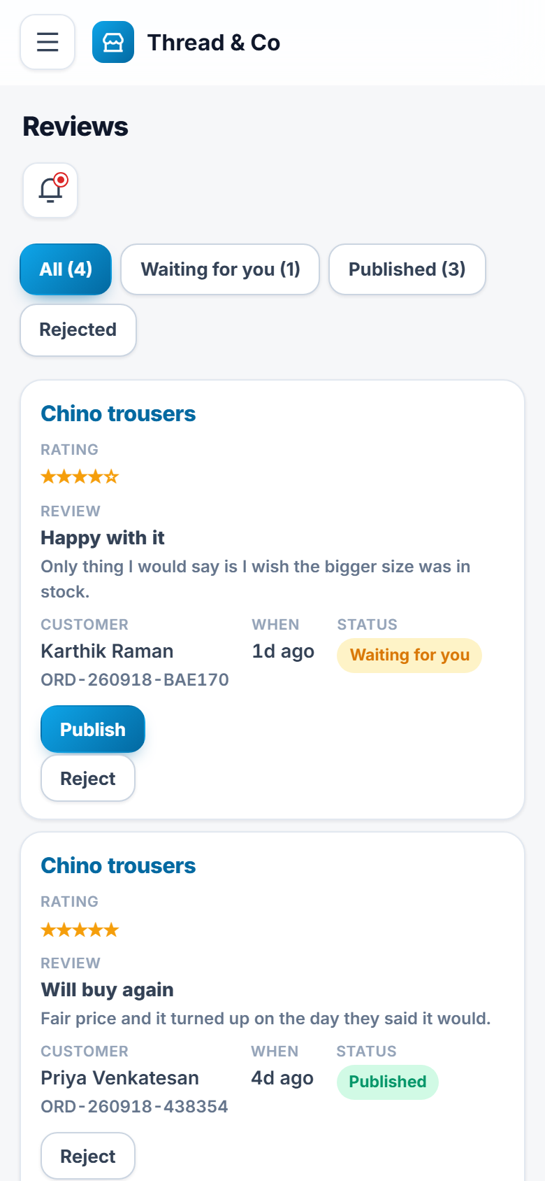 Fashion and Clothing Online Store Software screenshot