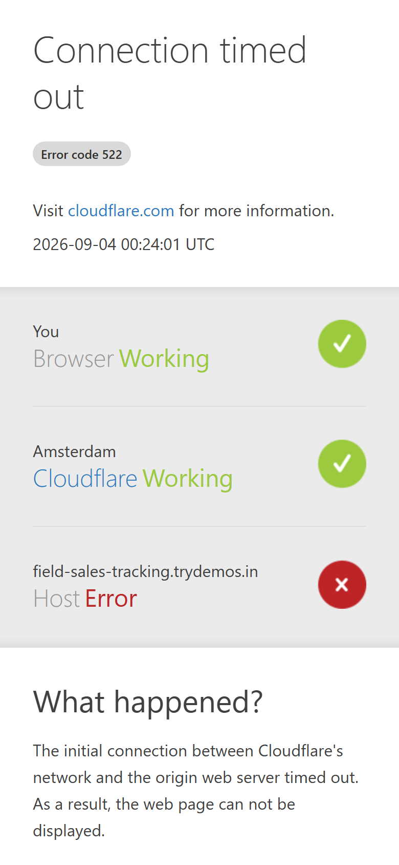 Field Sales Force Tracking and SFA Software screenshot