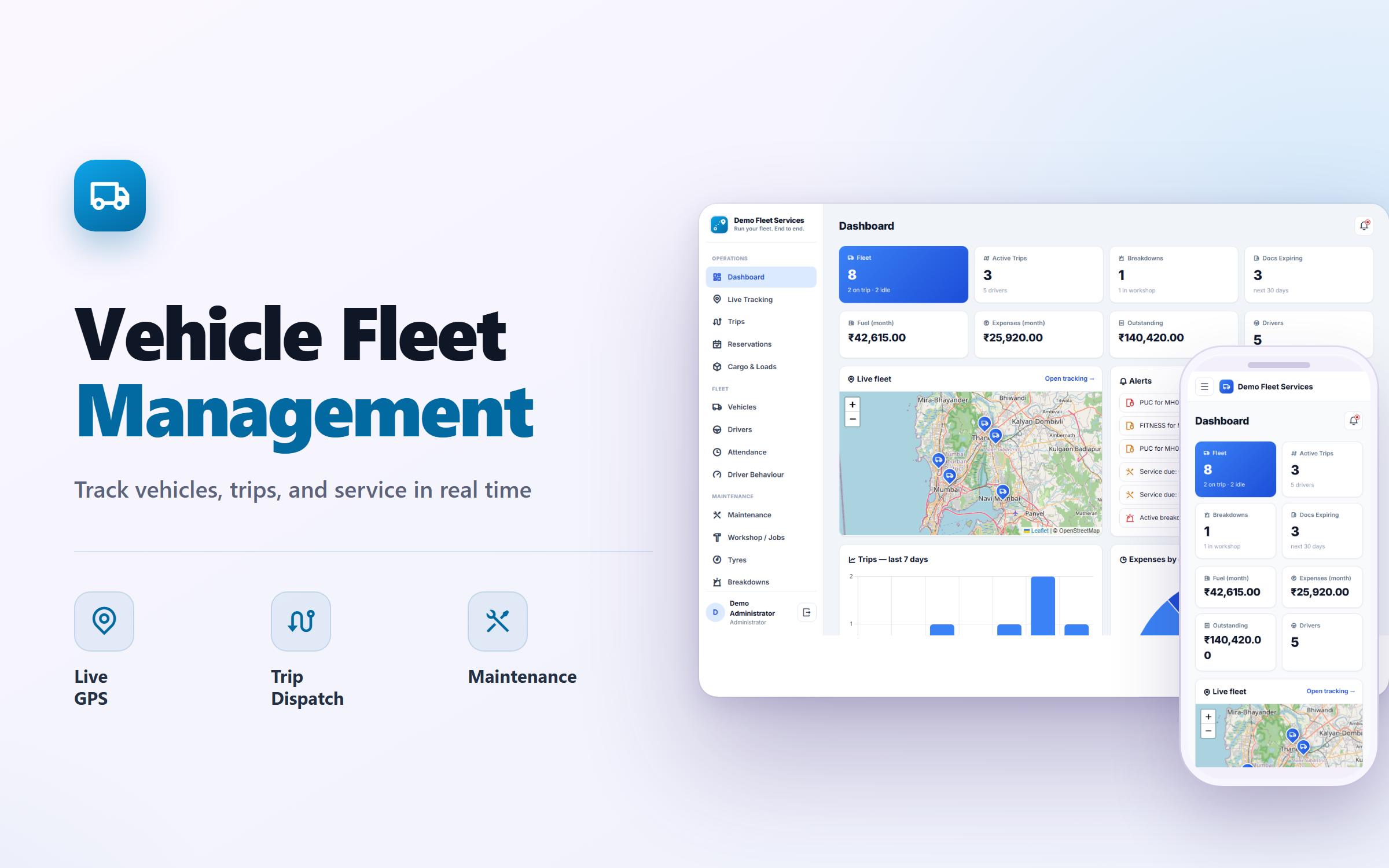 Vehicle Fleet Management System