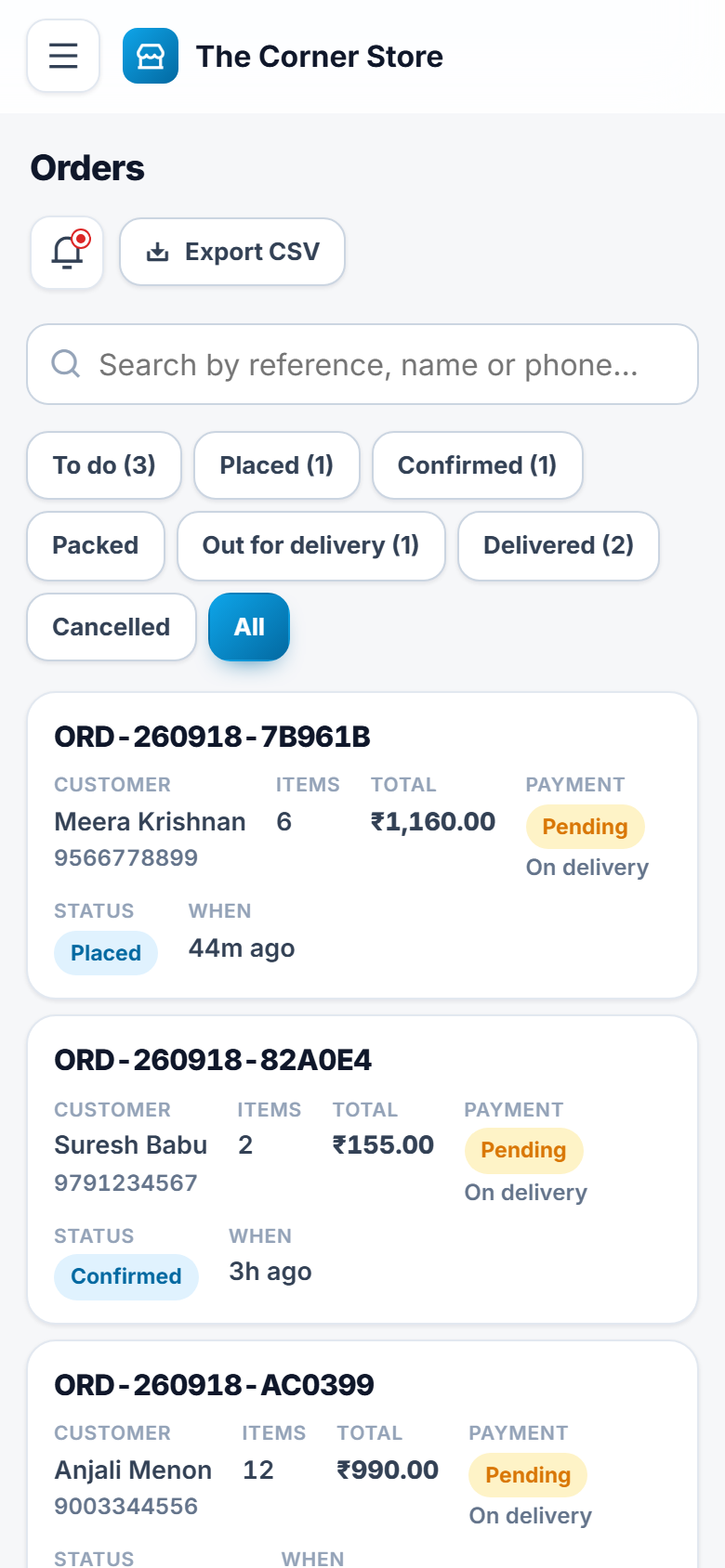 Online Store and Ecommerce Software screenshot