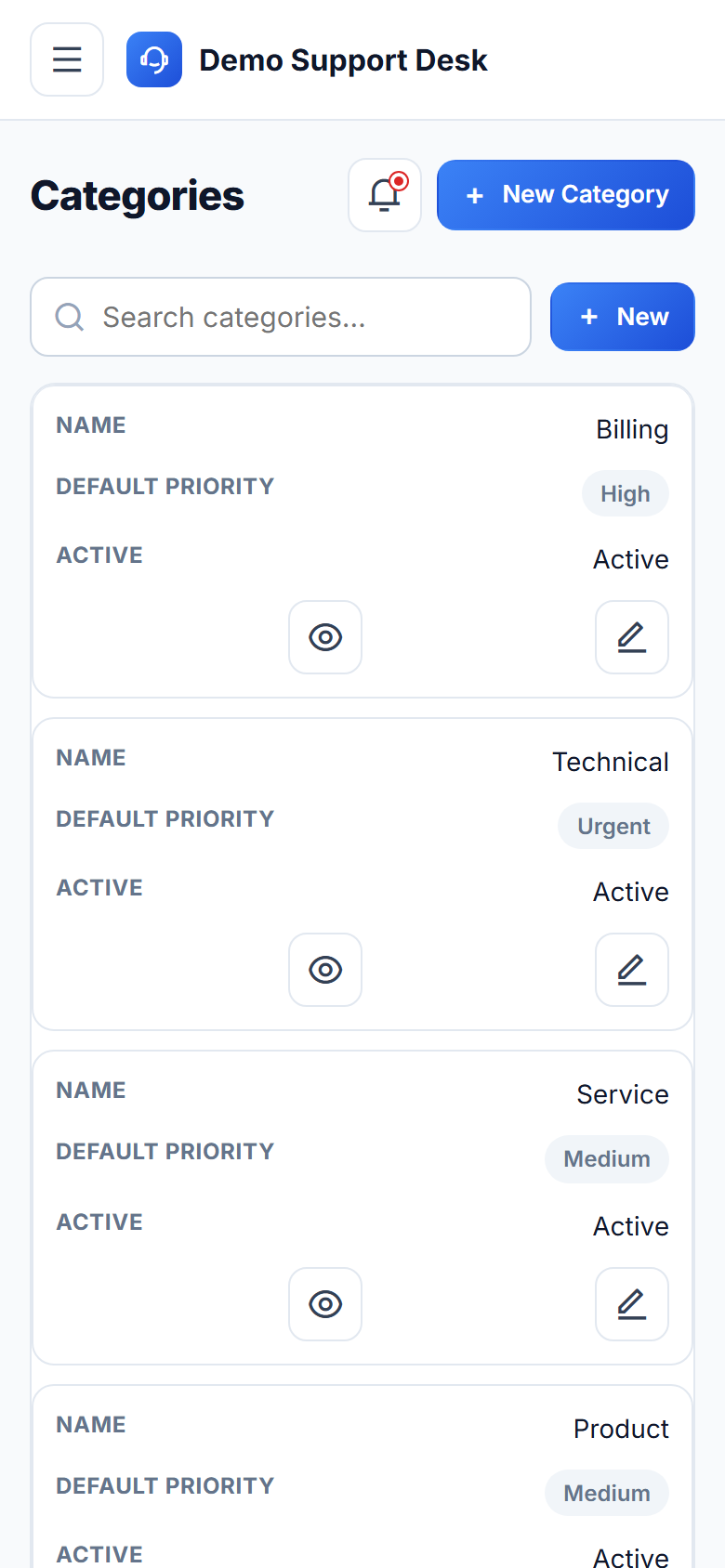 Complaint & Grievance Ticketing System screenshot
