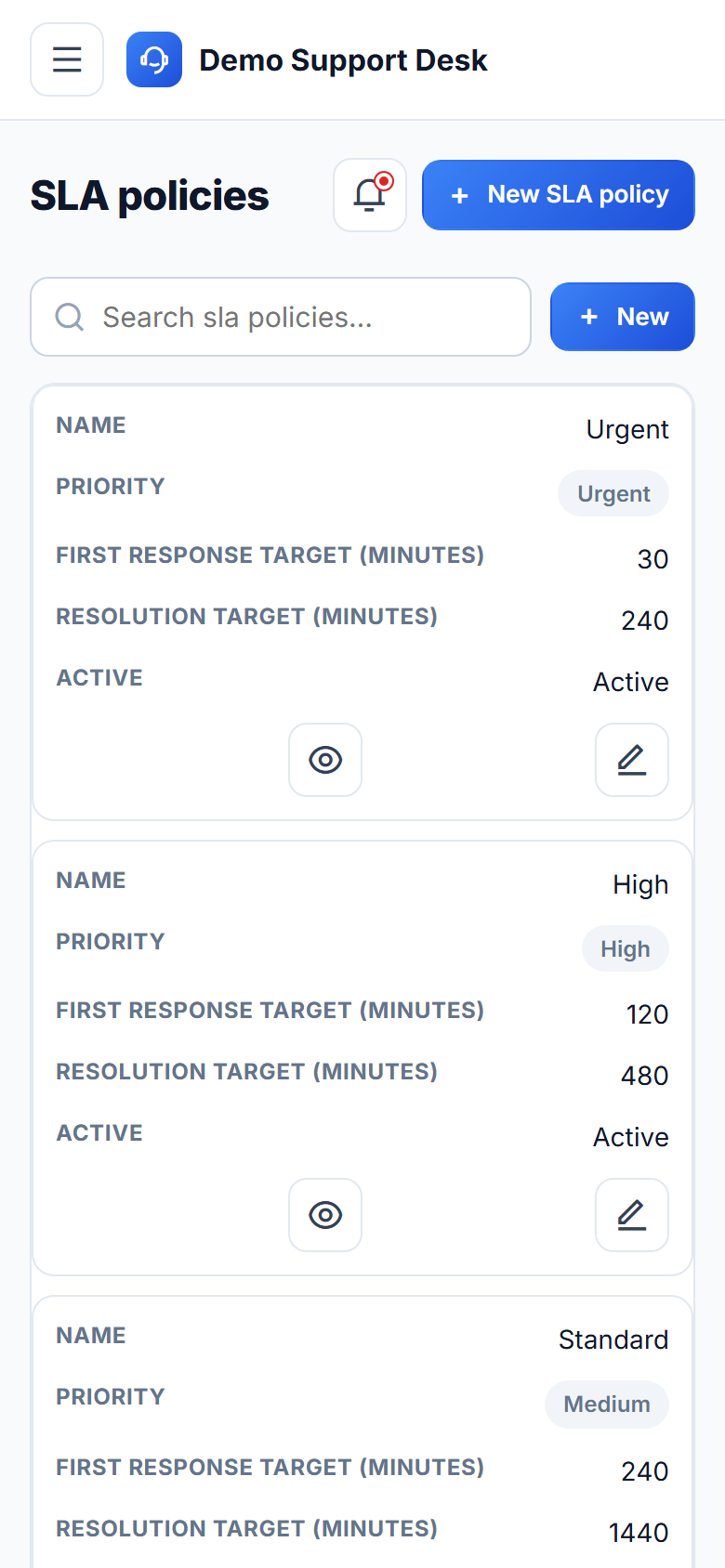 Complaint & Grievance Ticketing System screenshot