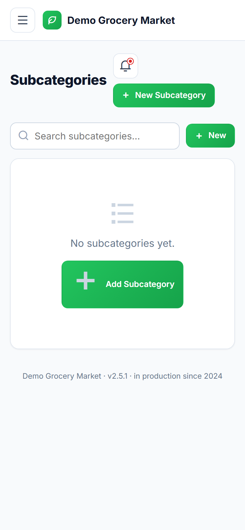 Multi-vendor Grocery & Vegetable Delivery Marketplace Software screenshot