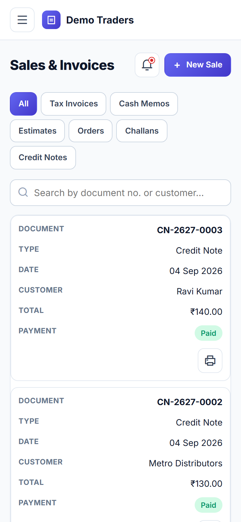 GST Billing & Inventory POS Software screenshot