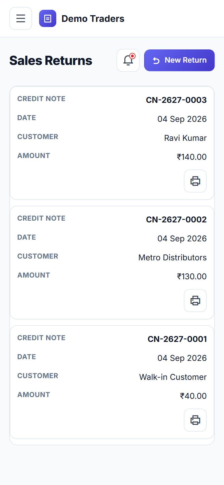 GST Billing & Inventory POS Software screenshot