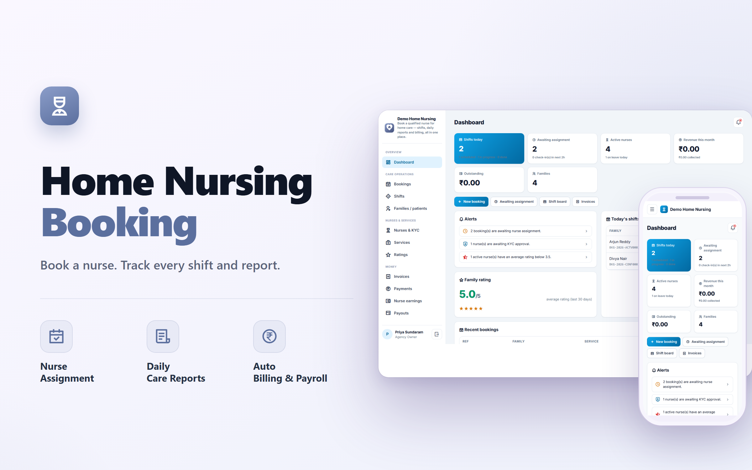 Home Nursing Service Booking