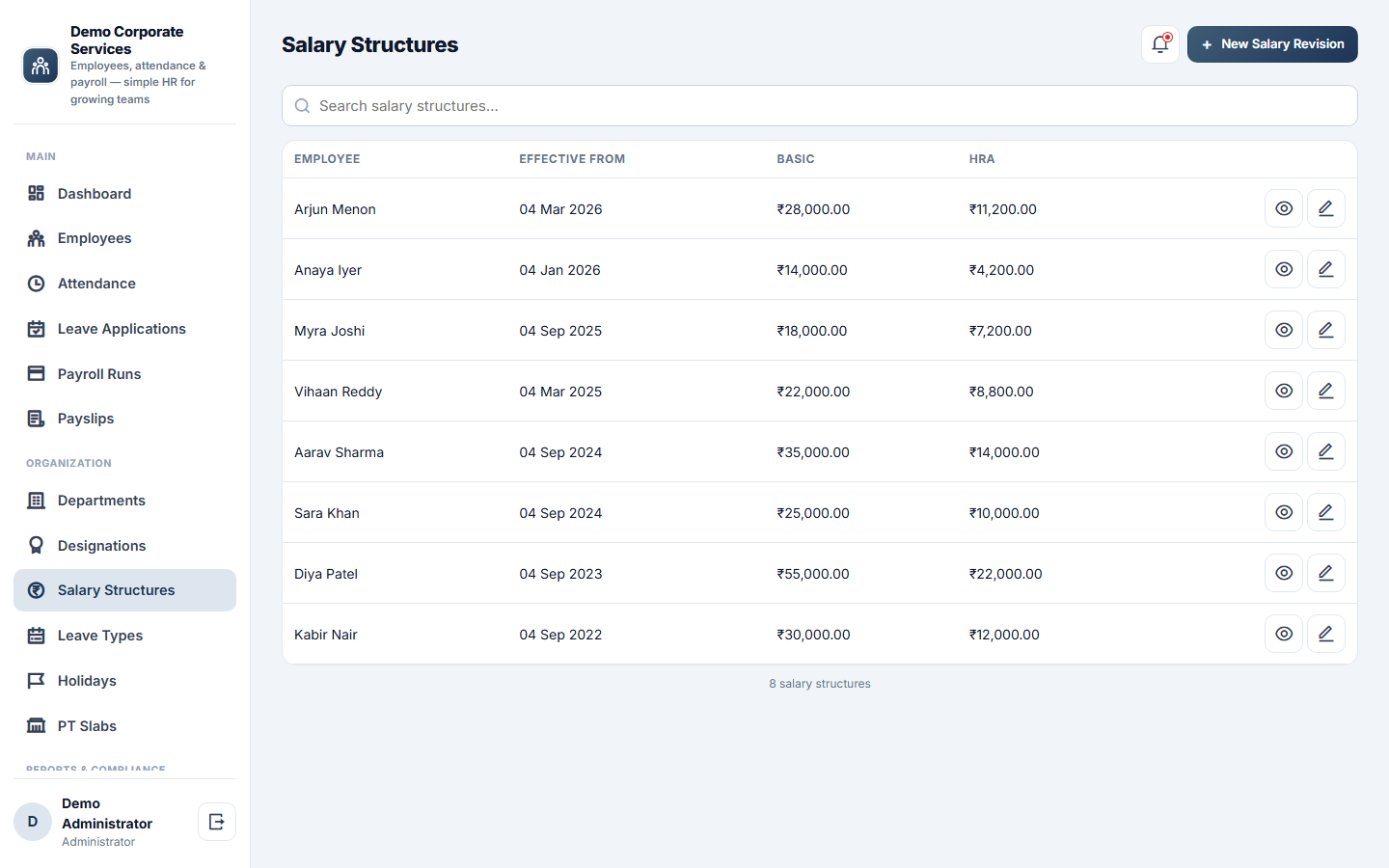 HR & Payroll Management Software screenshot