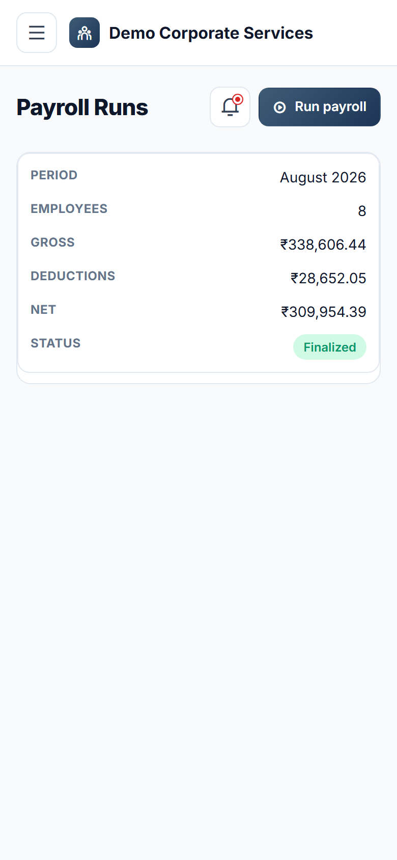 HR & Payroll Management Software screenshot