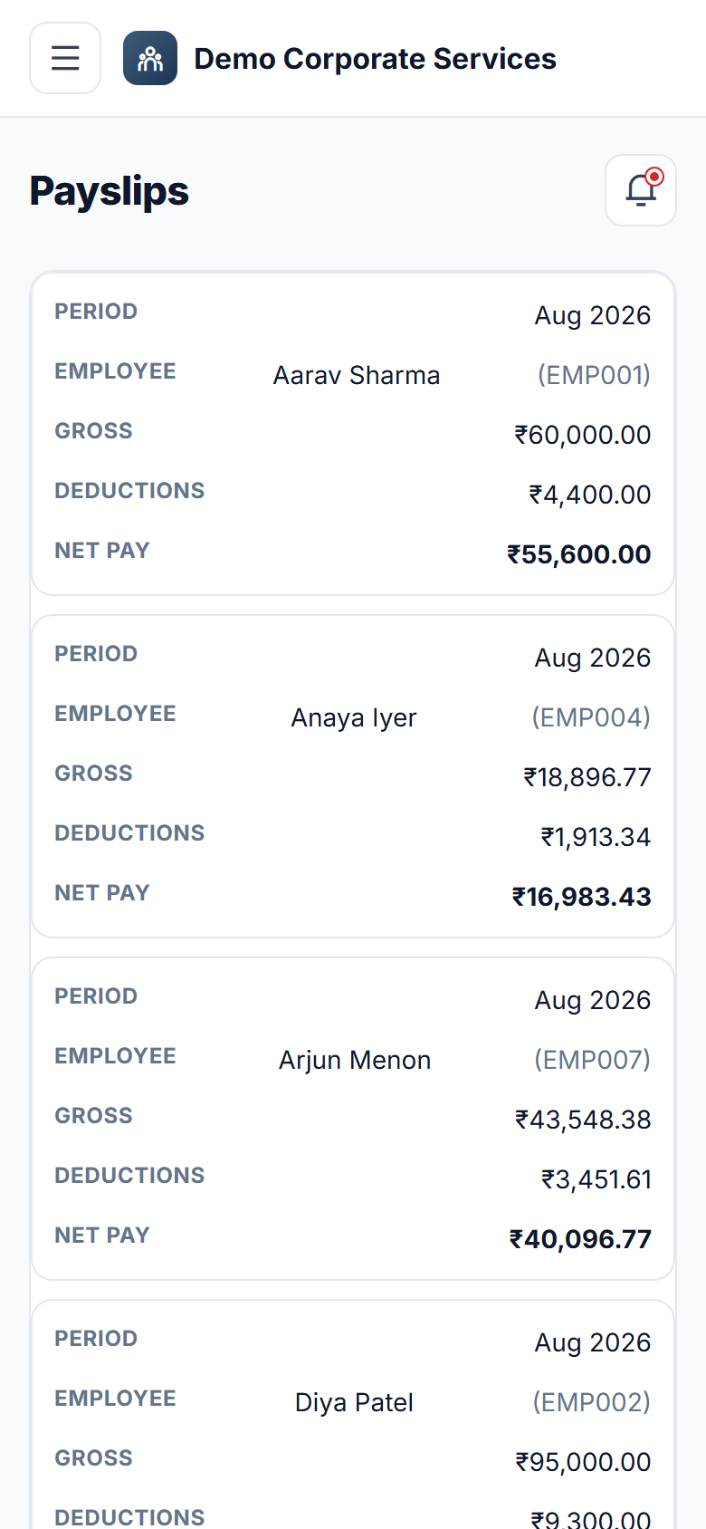 HR & Payroll Management Software screenshot