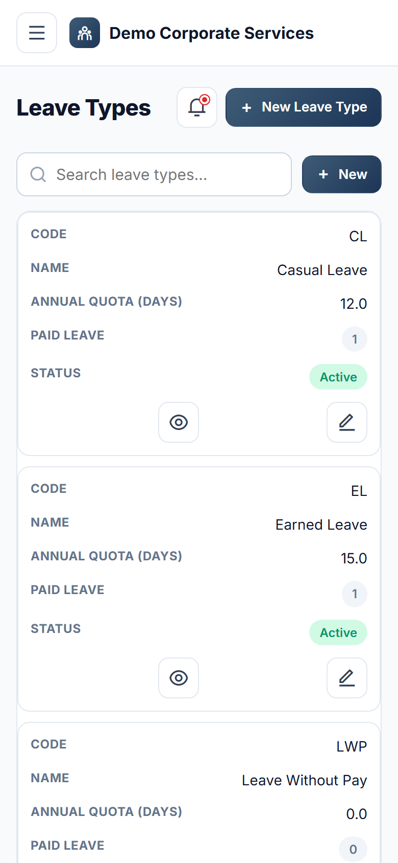 HR & Payroll Management Software screenshot