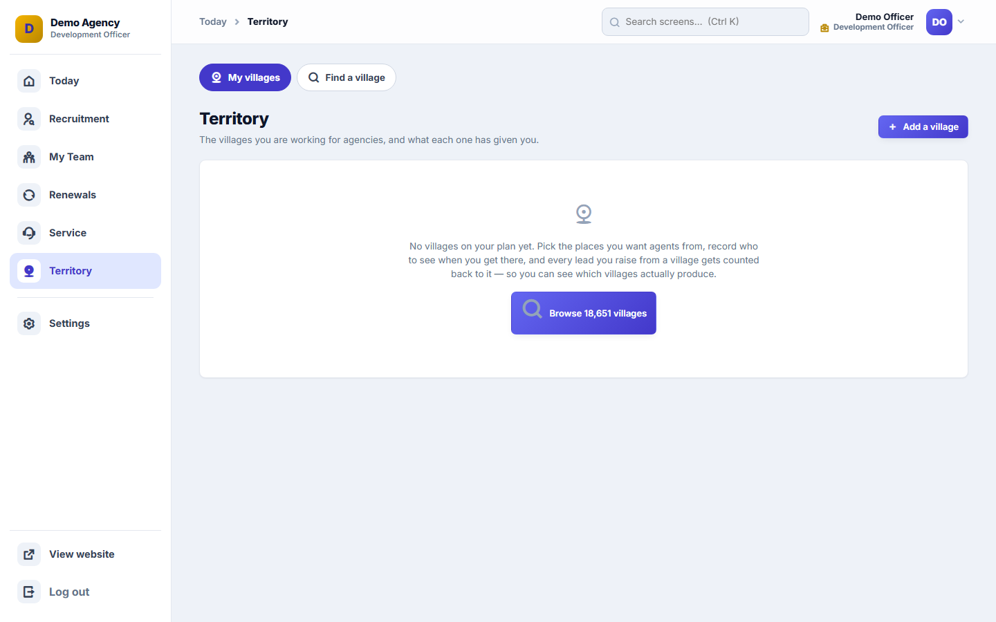 Insurance Agency Management Software screenshot