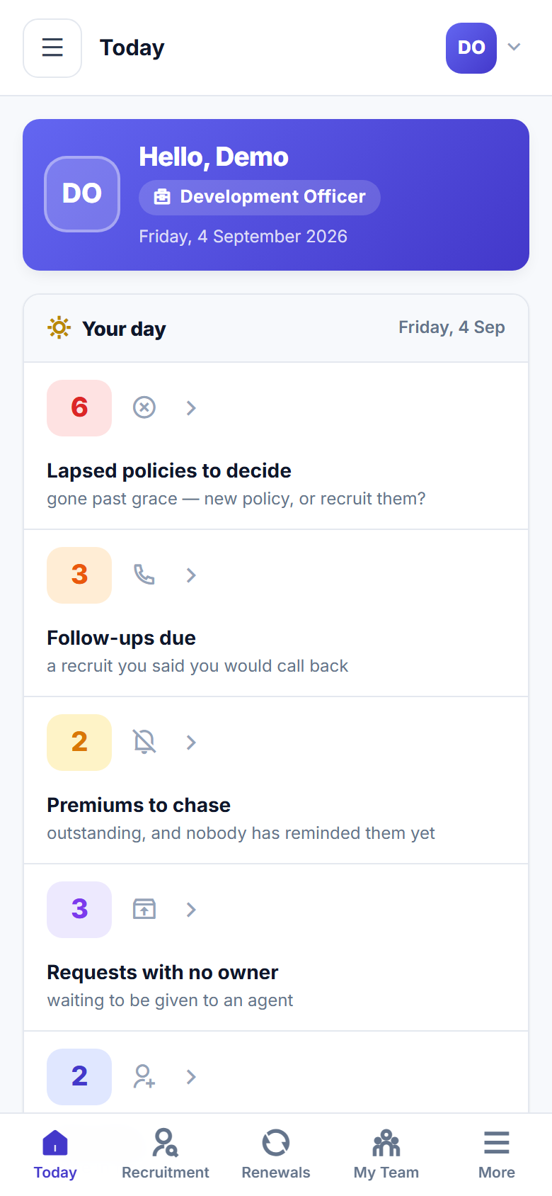 Insurance Agency Management Software screenshot