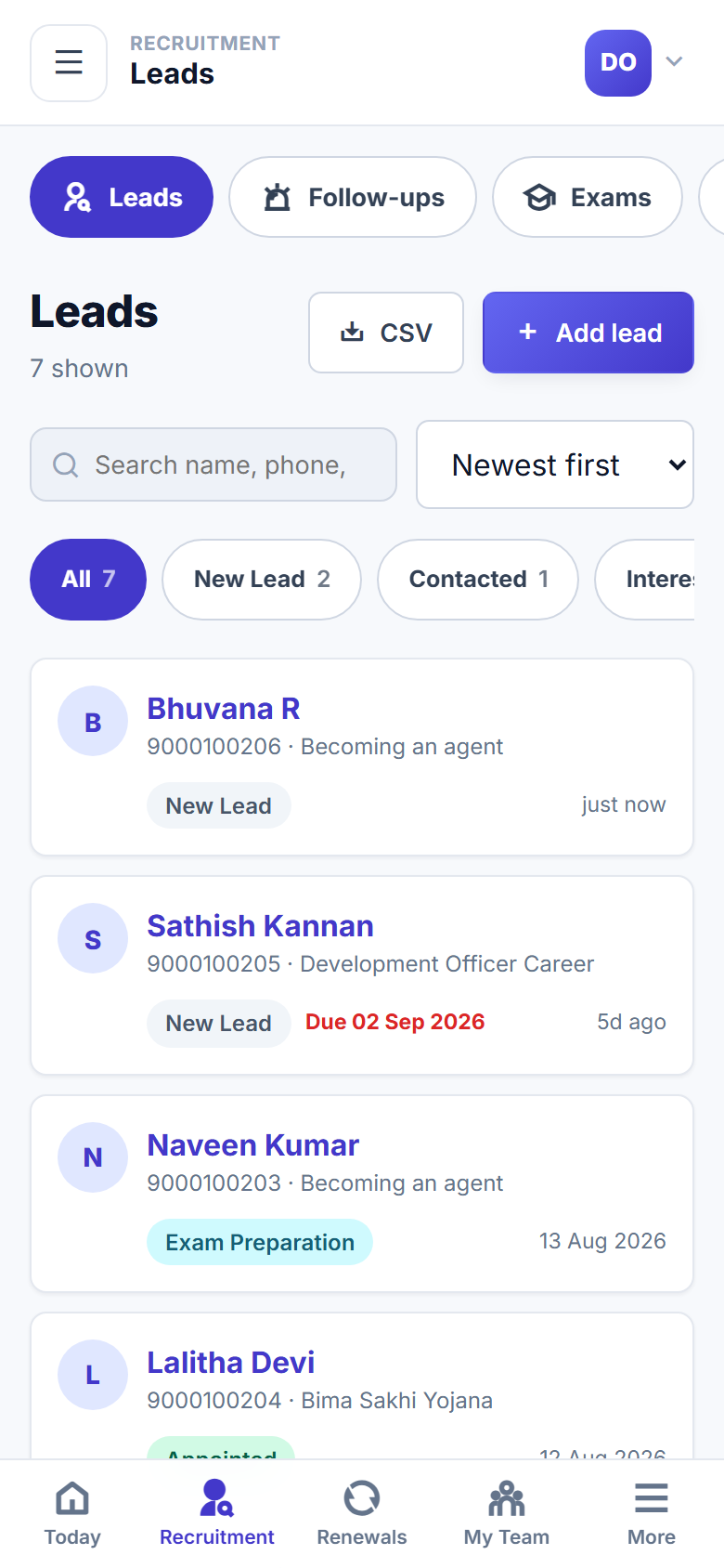 Insurance Agency Management Software screenshot