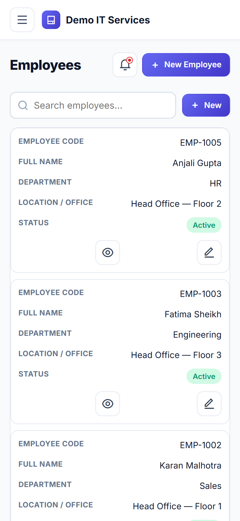 IT Asset and Software License Management Software screenshot
