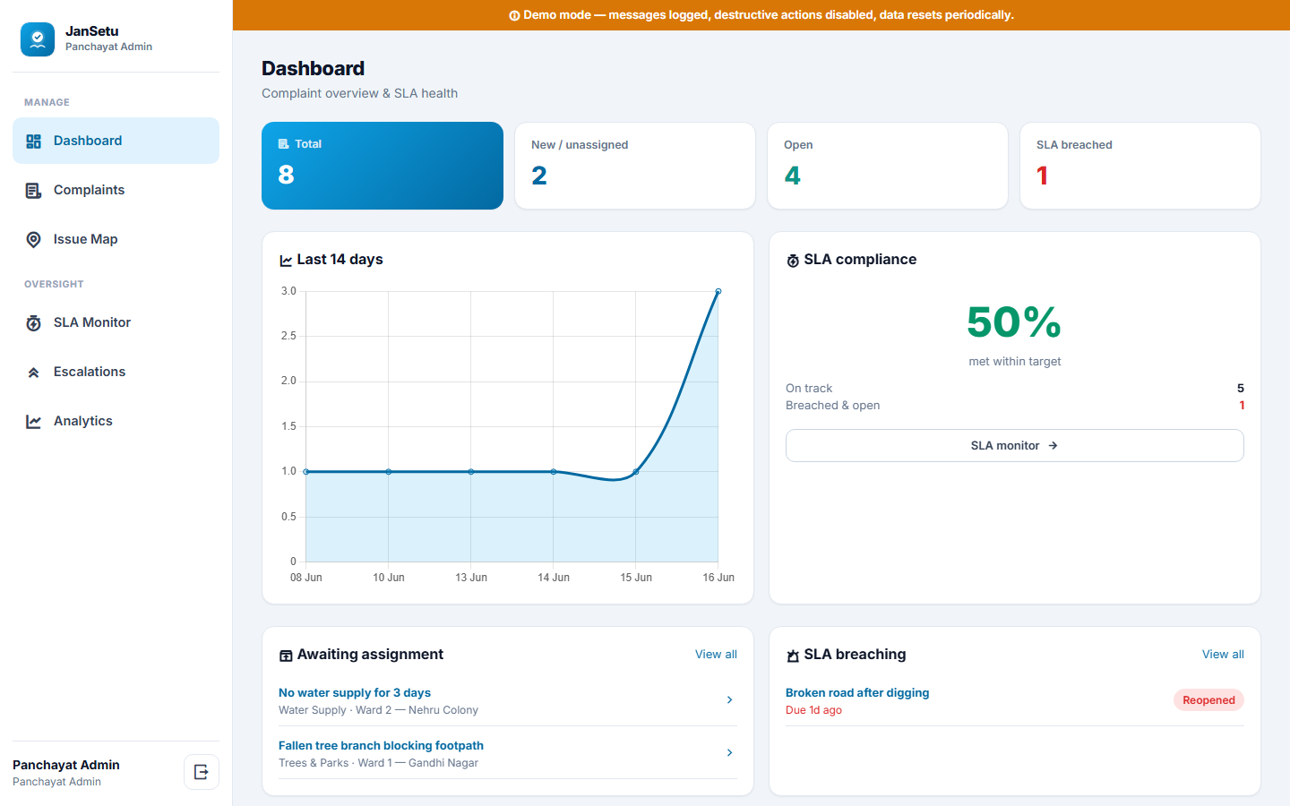 JanSetu screenshot