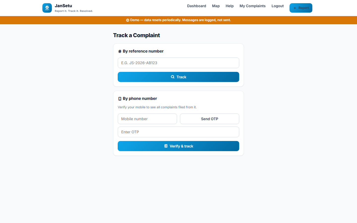 JanSetu screenshot