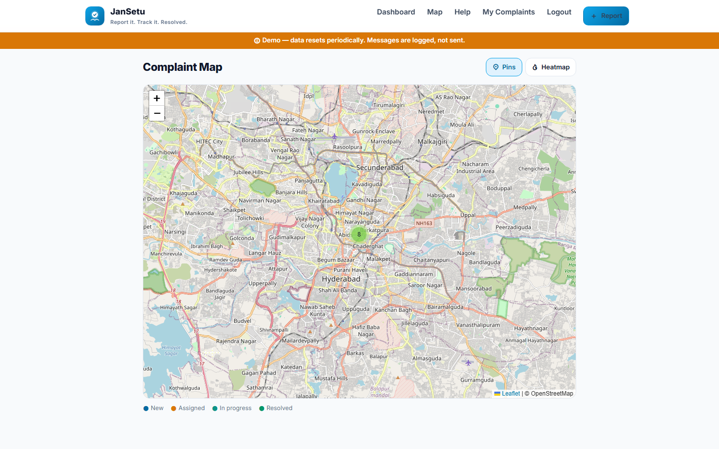 JanSetu screenshot