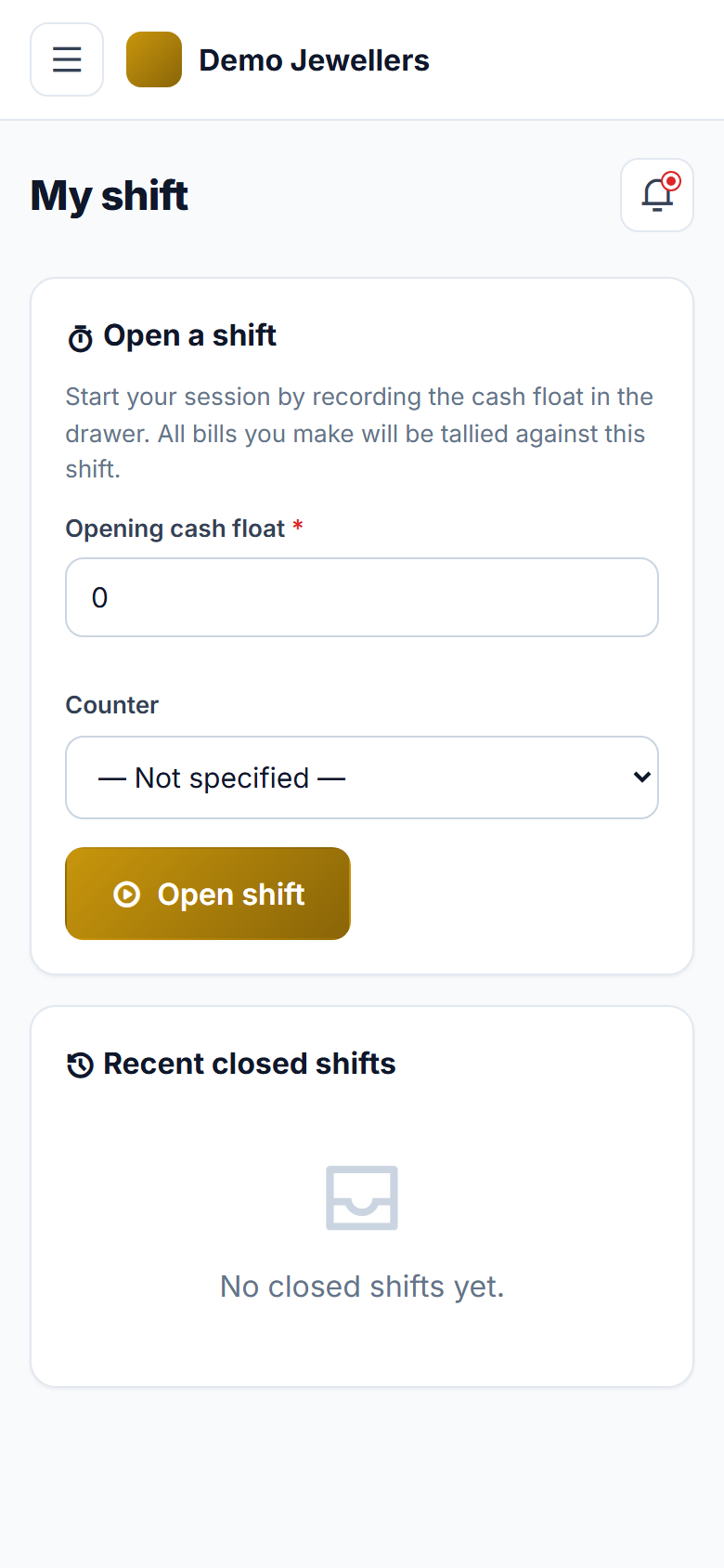 Gold Covering & Jewellery Billing Software screenshot
