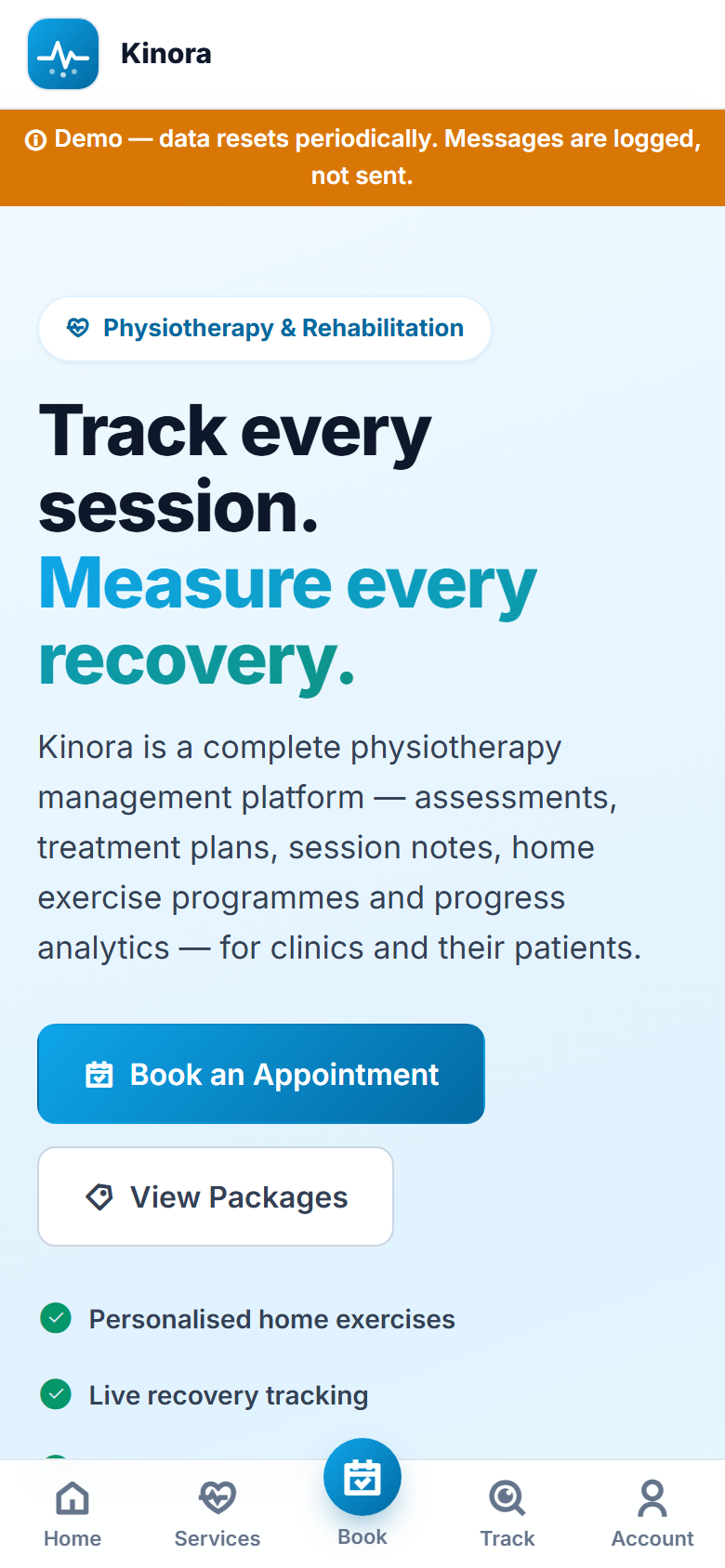 Kinora screenshot
